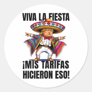 Tariff This Voting For Him Anti Trump Tariffs Suck Classic Round Sticker