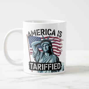 Tariff Titters – America’s Satirical Statement Large Coffee Mug