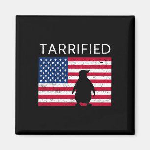Tariff Trade Anti Republican Conservative Penguin Magnet