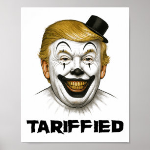 Tariffied - Funny Economy Tariffs Horror Trump Clo Poster