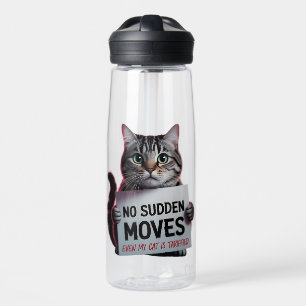 TARIFFIED: When Politics Gets Too Real 😹 Water Bottle