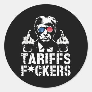Tariffs Ers Trump Doge Tarifs Tax Classic Round Sticker