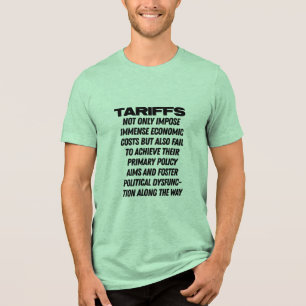 Tariffs Foster Political Dysfunction - Trump Tri-B Tri-Blend Shirt