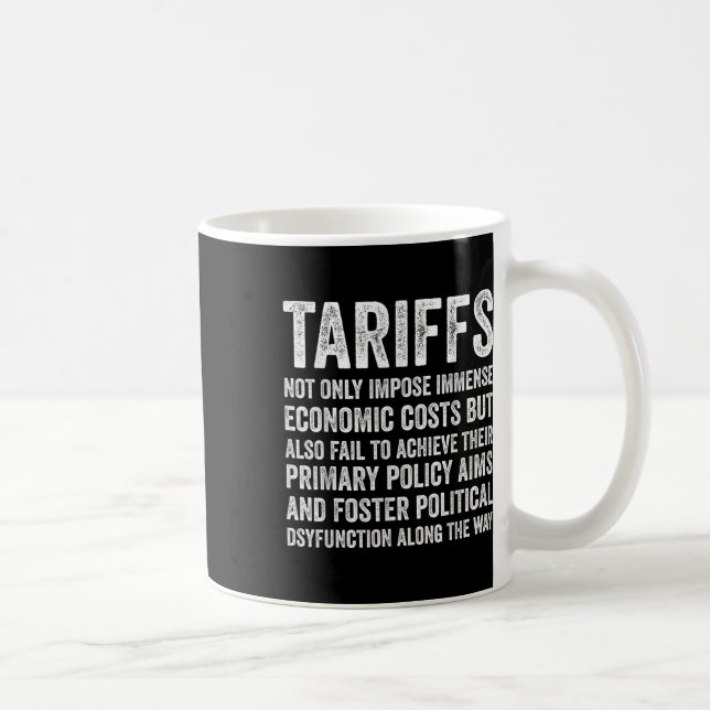 Tariffs Funny Tariff Economics Political Coffee Mug (Right)