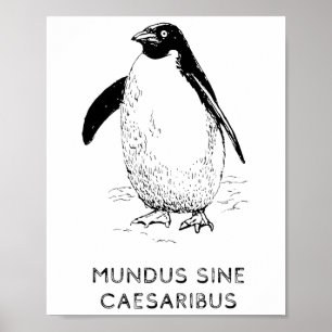 Tariffs On Penguins Heard Island Funny Trump Tarif Poster