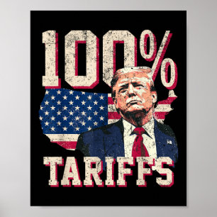 Tariffs Tarrifs Tarriffs100% Poster
