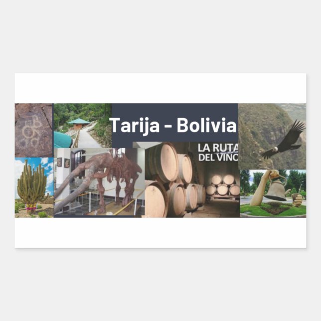 Tarija Bolivia Rectangular Sticker (Front)