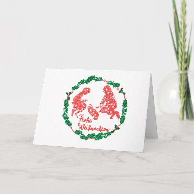 Tarjeta corona alemán holiday card (Front)