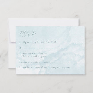 Tarjeta de confirmación RSVP card