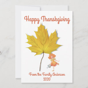 Tarjeta de felicitacion de agradecimiento holiday card