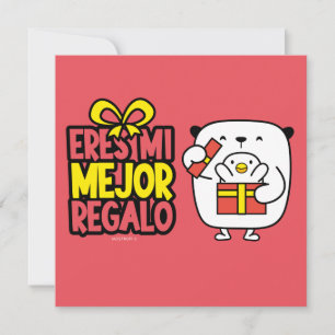 Tarjeta Navidad│Eres mi mejor regalo Holiday Card