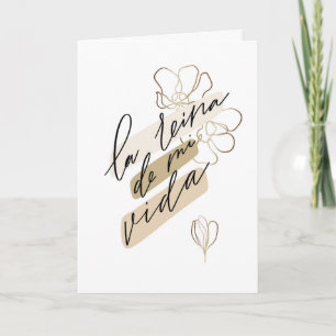 Tarjeta para Madre o para Abuela Español Card