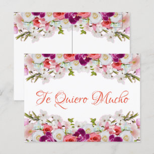 Tarjeta postal Floral - Personalizable Postcard