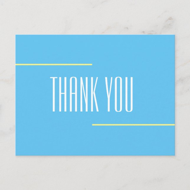 Tarjeta postal - Thank You - Custom Postcard (Front)