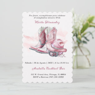 Tarjetas de Cumpleaños Personalizadas Para Adultos Invitation