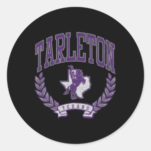 Tarleton State Texans Victory Classic Round Sticker