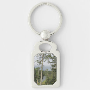 Tarn Hows Trees Metal Key Ring