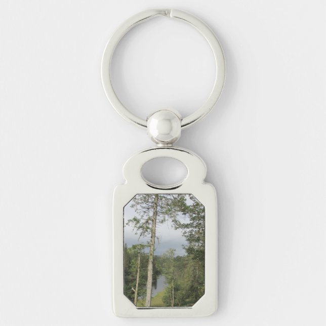 Tarn Hows Trees Metal Key Ring (Front)