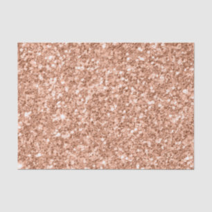 Tarnished Gold Glitter Texture Print Tissue Paper