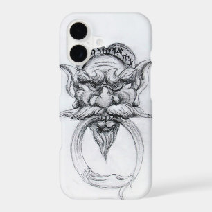 TAROT/ANTIQUE FANTASY GROTESQUE MASK Black White