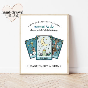 Tarot Baby Shower Frameable Drinks Table Sign
