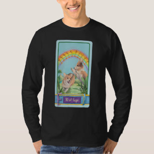 Tarot Card 10 of cups And Dog Cosmic Dogs T-Shirt