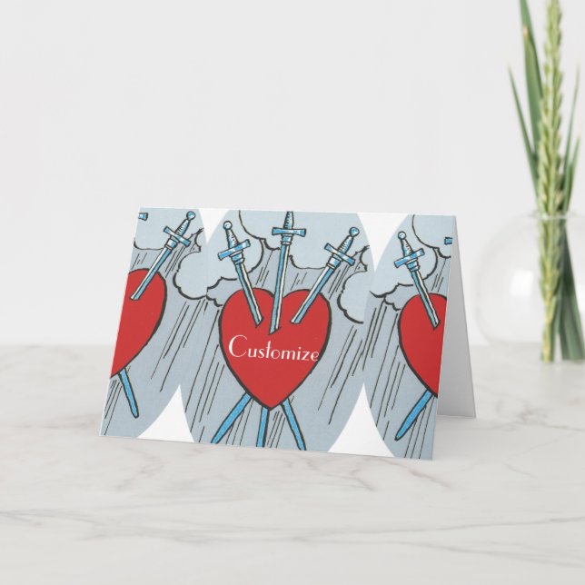 Tarot Card 3 Swords Thunder_Cove (Front)