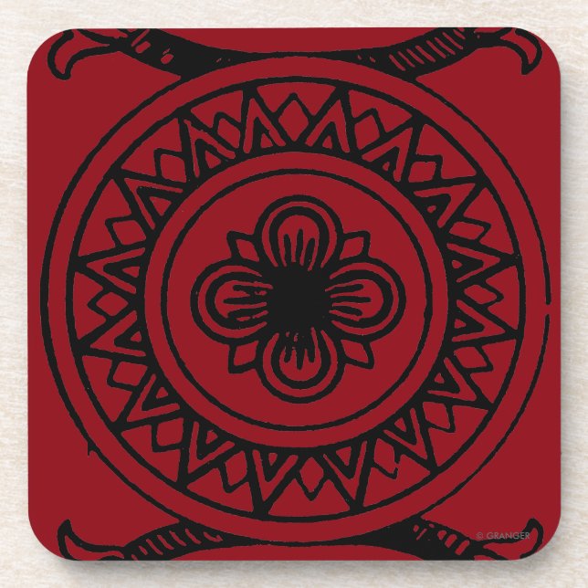 Tarot Card: Ace Of Pences Coaster (Front)