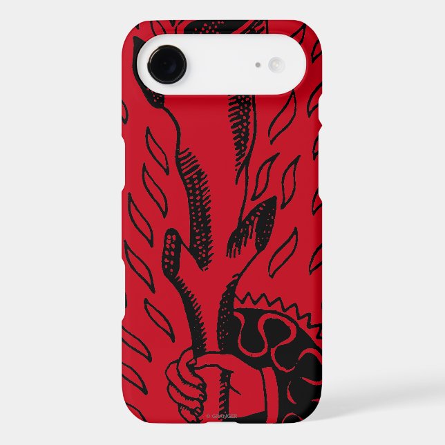 Tarot Card: Ace Of Rods Case-Mate iPhone Case (Back)