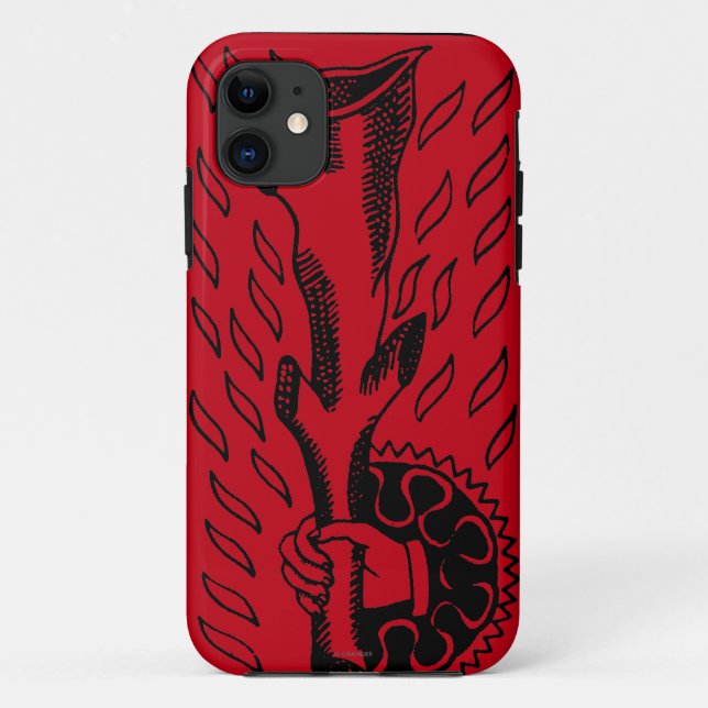 Tarot Card: Ace Of Rods Case-Mate iPhone Case (Back)