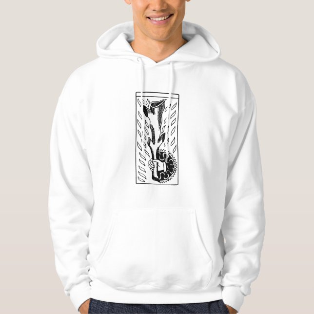 Tarot Card: Ace Of Rods Hoodie (Front)
