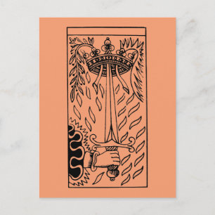 Tarot Card: Ace Of Swords Postcard