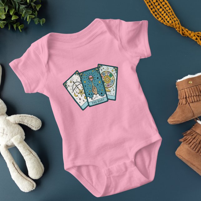 Tarot Card Baby One Piece Baby Girl T-Shirt Bodysuit (Creator Uploaded)
