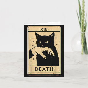 Tarot Card Black Cat Occult Witchy Black Cat Tarot
