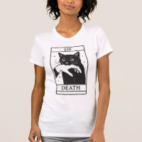 Tarot Card Black Cat Shirt – Tarot Death Tee, Witc