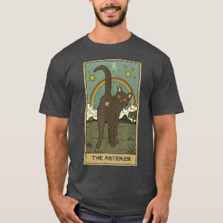 Tarot Card Cat The Asterisk Cosmic  T-Shirt