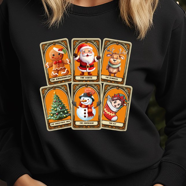 Tarot Card Christmas, Christmas Tarot Hoodie (Creator Uploaded)