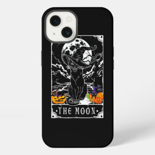 Tarot Card Crescent Moon And Black Cat Witch Hat H iPhone 13 Case