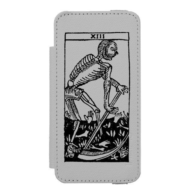 Tarot Card: Death Incipio iPhone Wallet Case (Folio Front)