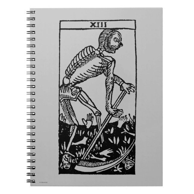 Tarot Card: Death Notebook (Front)