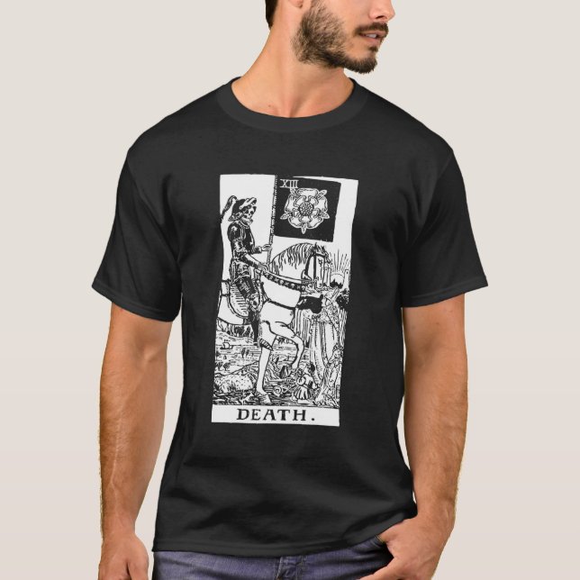 Tarot Card Death Tarot T-Shirt (Front)