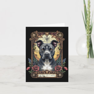 Tarot Card Doberman El Dark Fantasy Game Satanic