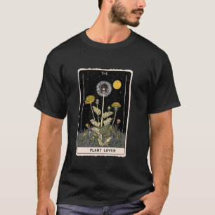 Tarot Card Floral Dandelion Flower Plant Lover T-Shirt