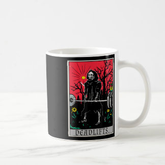Tarot Card Funny Gym Deadlifts Workout Deadlift Fi Coffee Mug