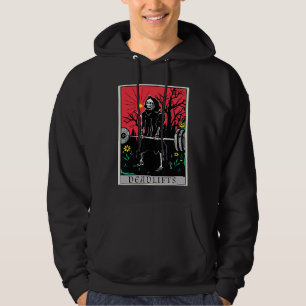 Tarot Card Gym Deadlifts Workout Deadlift Fitness Hoodie