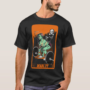 tarot card gym outfit  workout deadlift occult clo T-Shirt