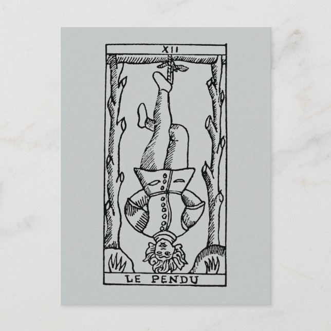 Tarot Card: Hanged Man Postcard (Front)
