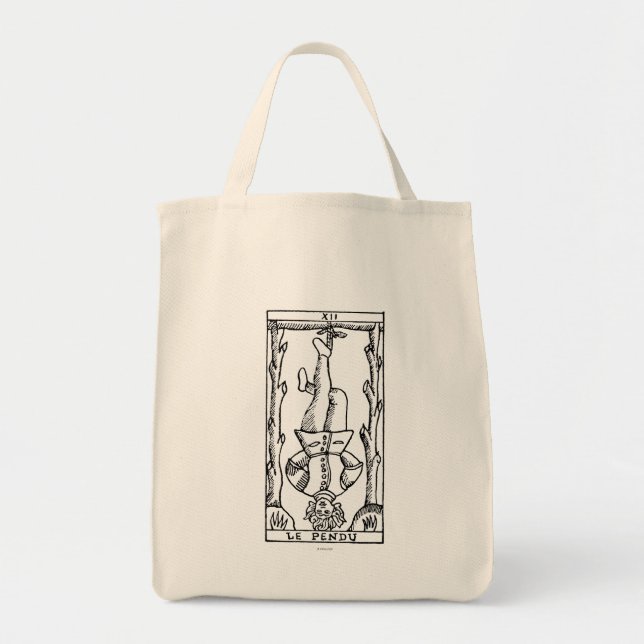 Tarot Card: Hanged Man Tote Bag (Front)