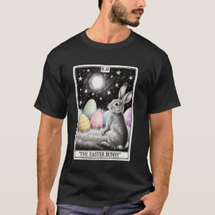 Tarot Card Happy Easter Bunny Spring Easter Egg Ea T-Shirt
