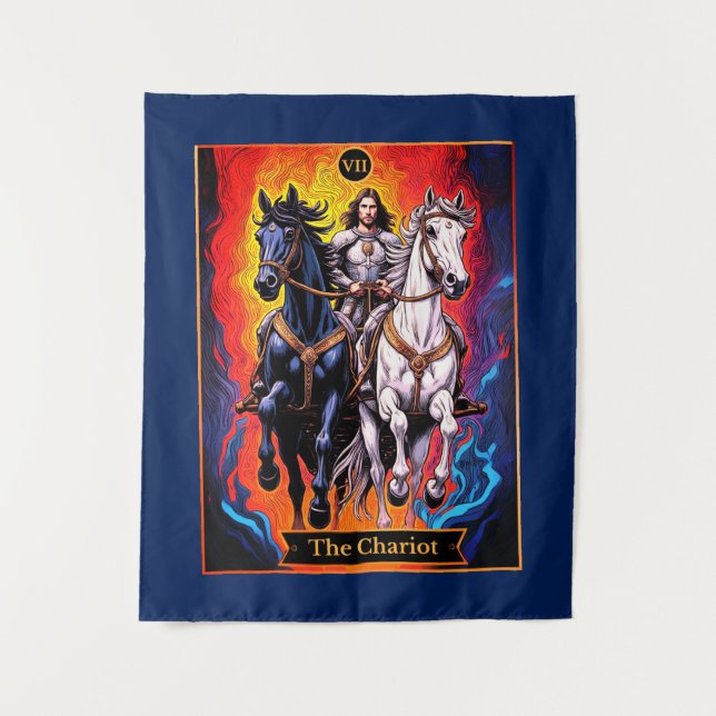 Tarot Card Illustration, The Chariot Tapestry (Front)